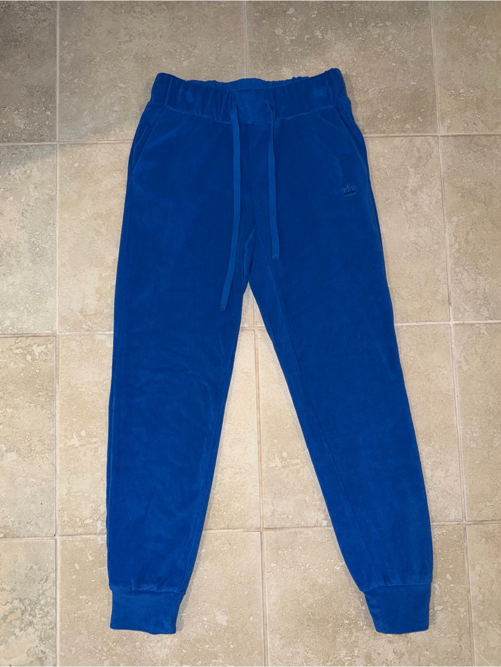 BRAND NEW Juicy Couture Blue Velour Jogger Pants